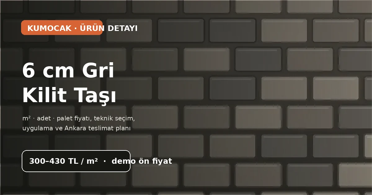 Ankara kilit taşı üretimi ve paletli satış